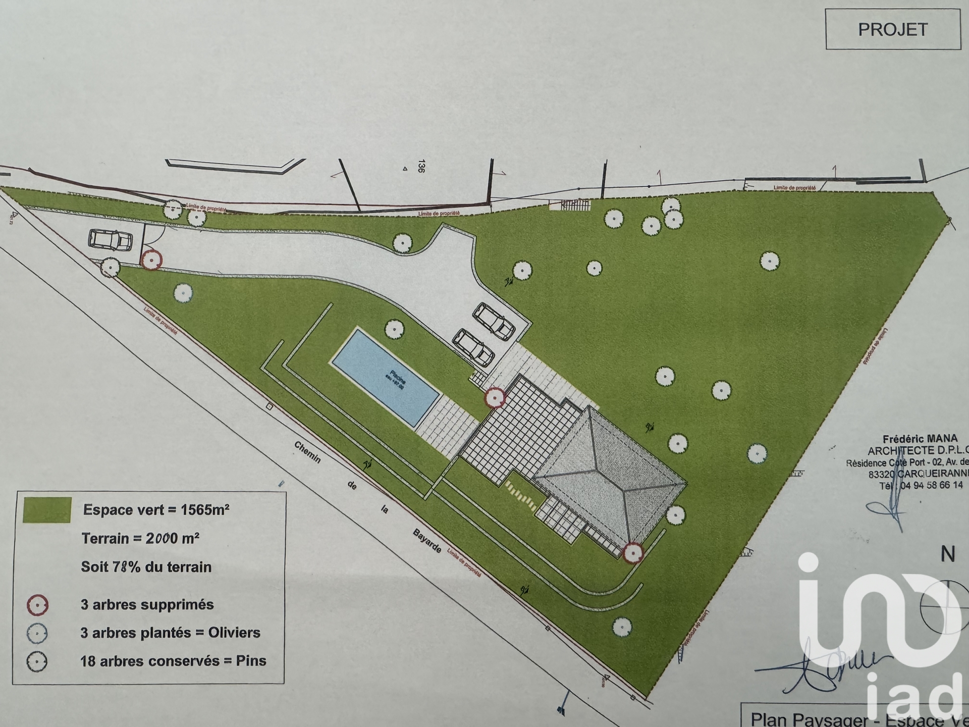 Terrain à bâtir de 2 110 m² à Carqueiranne (83320) — 9