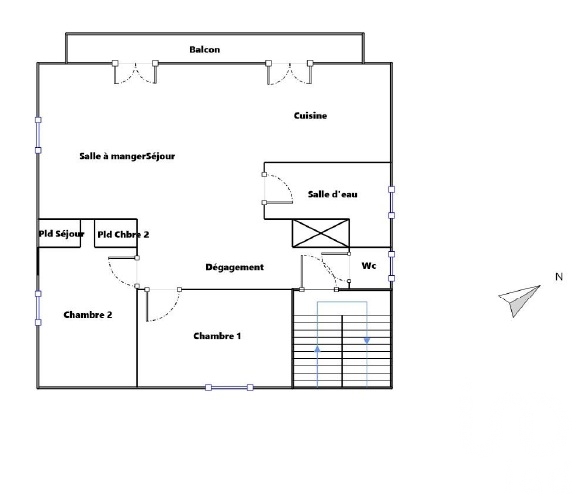 Vente Appartement 3 pièces