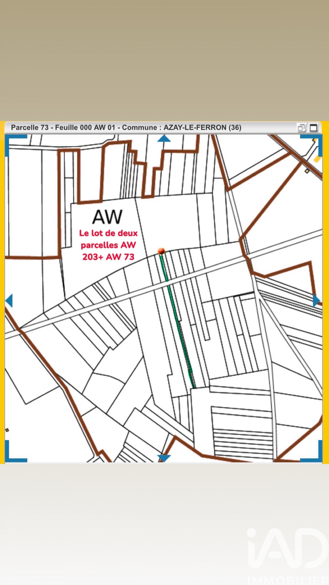 Vente Terrain 1 113 m&sup2;