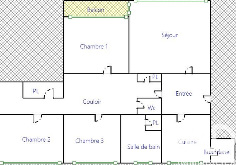 Vente appartement à La Courneuve (93120) : appartement 4 pièces 90 m² — 10