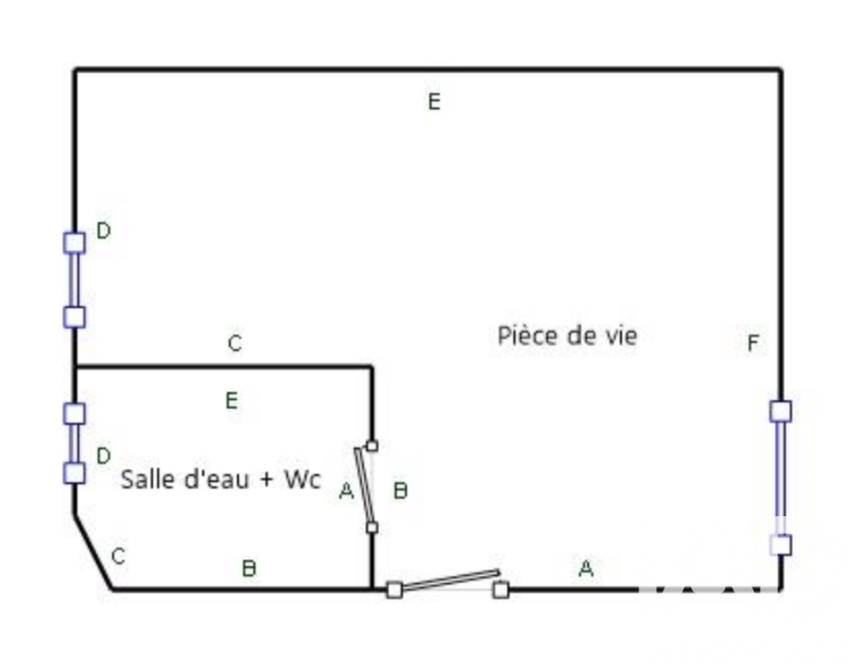 Vente appartement à Montpellier (34070) : appartement 1 pièce 20 m² — 2