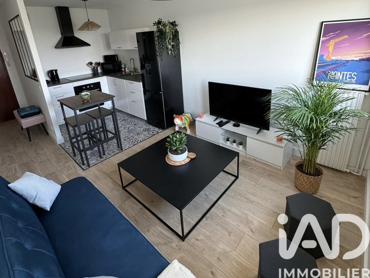 Vente appartement à Nantes (44100) : appartement 3 pièces 55 m² — 2