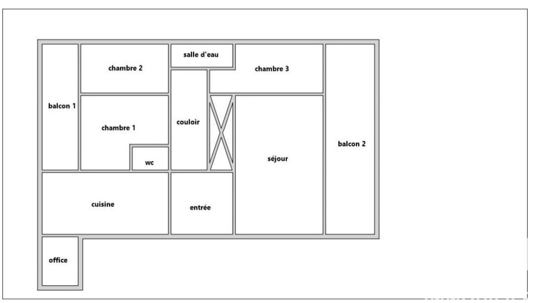 Vente appartement à Sarcelles (95200) : appartement 4 pièces 77 m² — 7