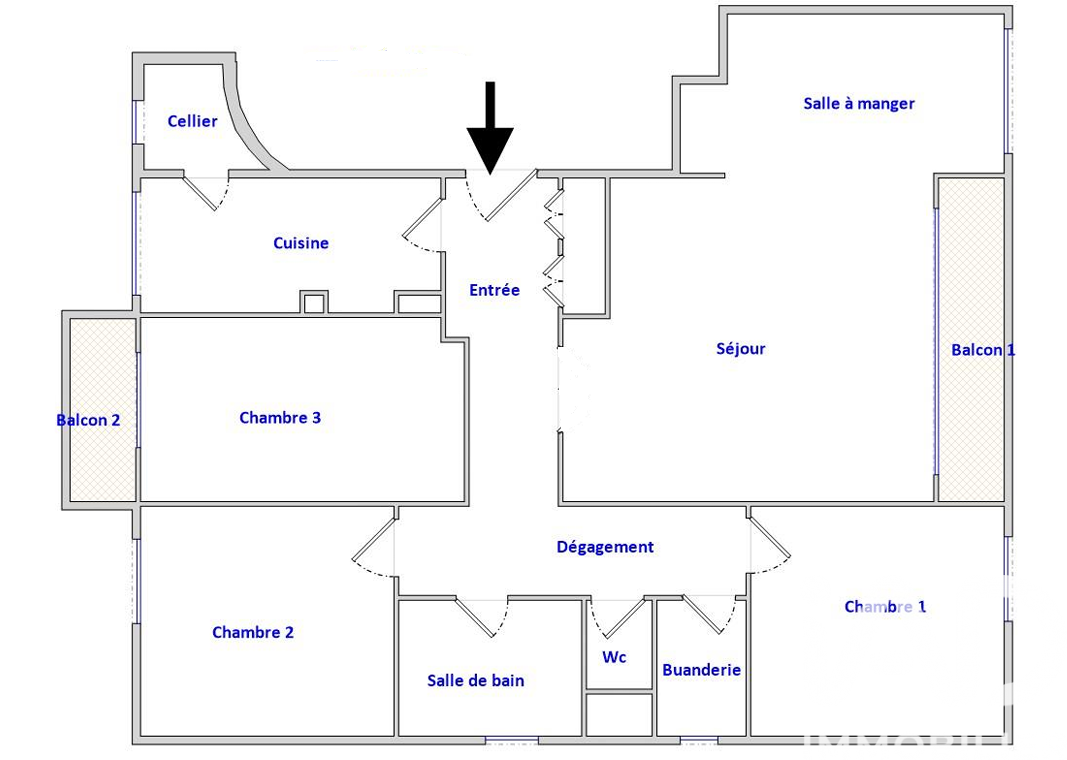 Vente appartement à Le Pecq (78230) : appartement 5 pièces 92 m² — 16