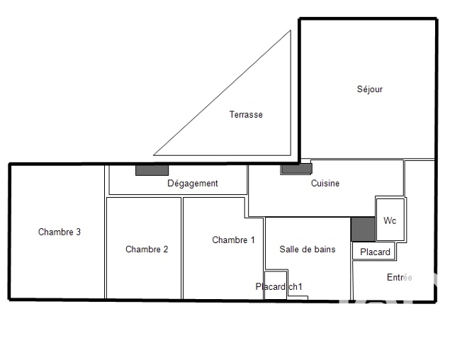 Vente appartement à Trappes (78190) : appartement 3 pièces 66 m² - 1967808 — 7