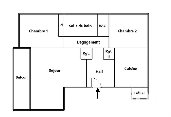 Vente appartement à Bron (69500) : appartement 3 pièces 84 m² - 1967582 — 11