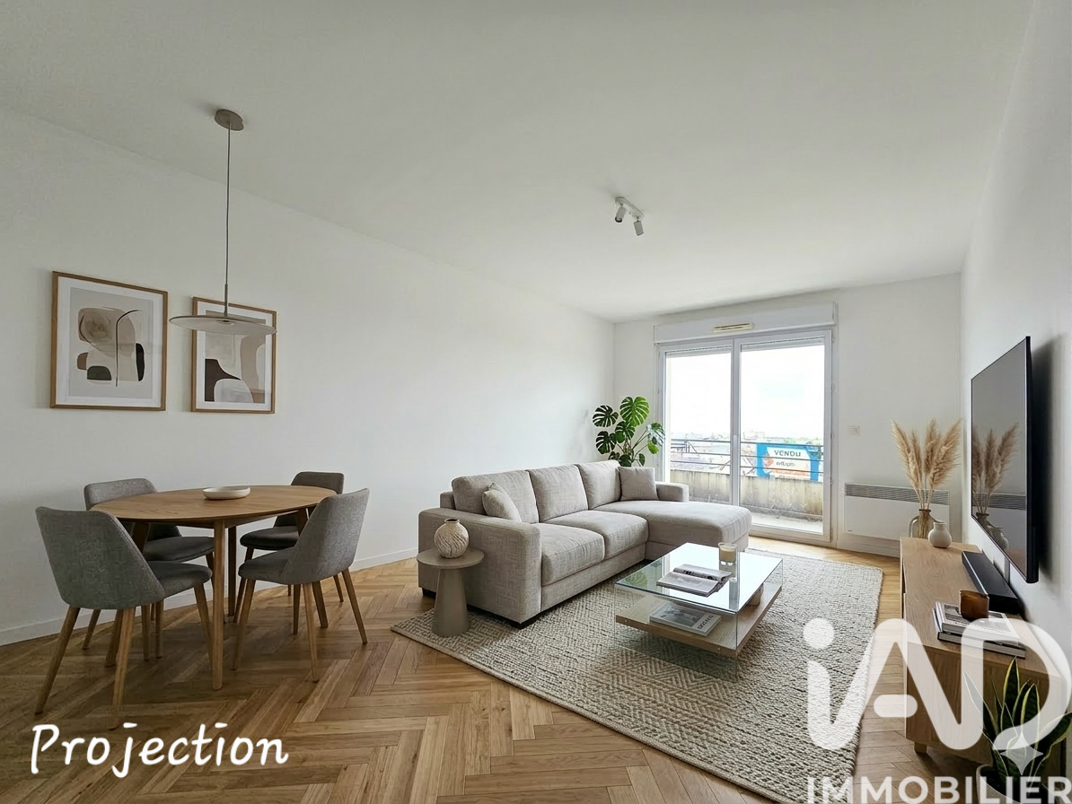 Vente appartement à Nantes (44300) : appartement 2 pièces 44 m² — 2