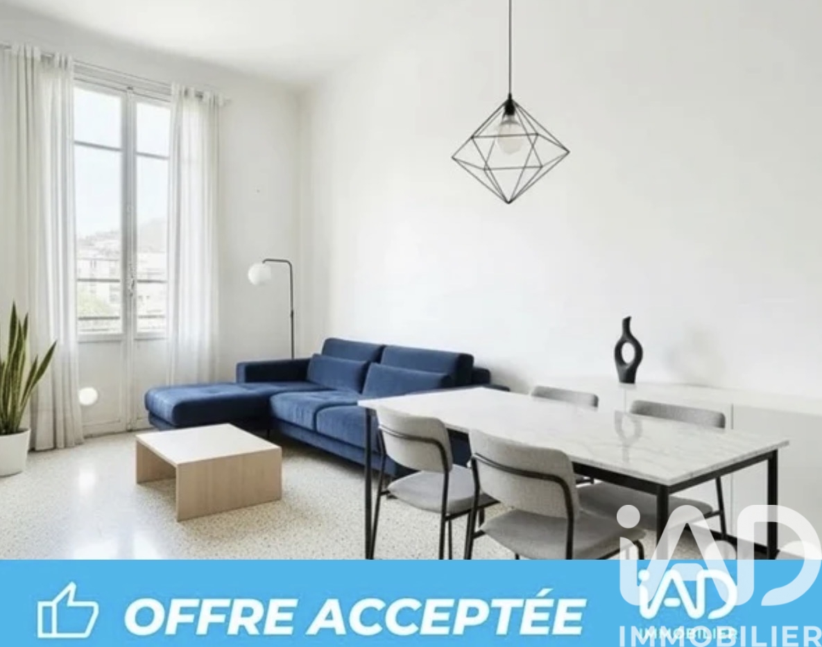 Vente appartement à Nice (06300) : appartement 3 pièces 56 m² — 2