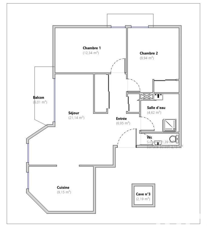 Vente appartement à La Balme — 15