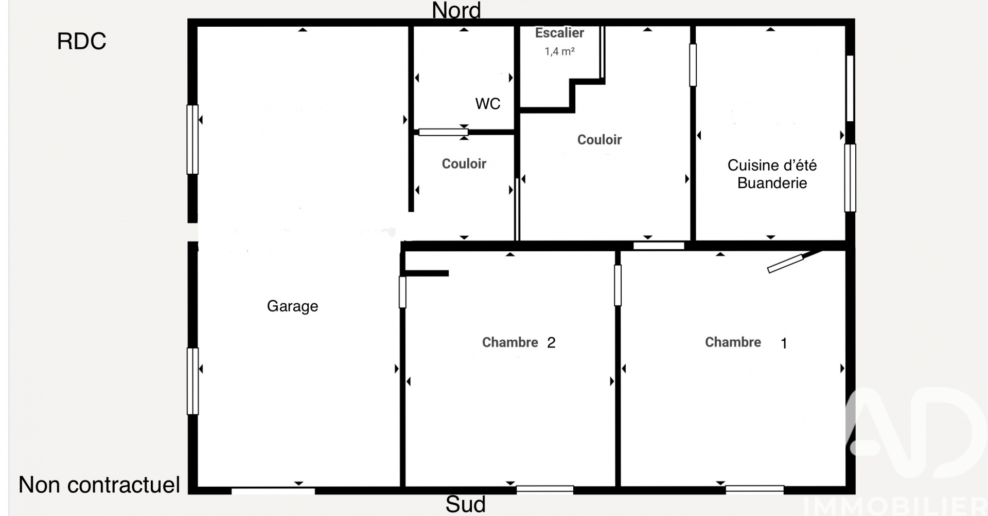 Vente maison à Tarbes (65000) : maison de ville 5 pièces 102 m² — 8