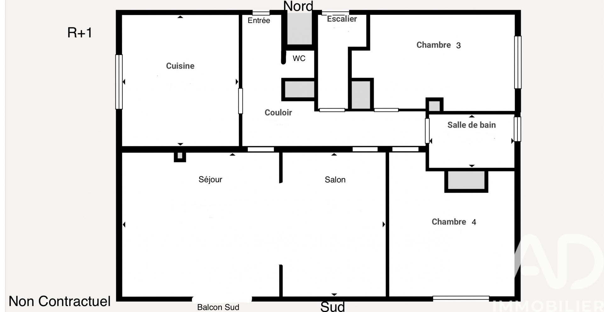 Vente maison à Tarbes (65000) : maison de ville 5 pièces 102 m² — 7