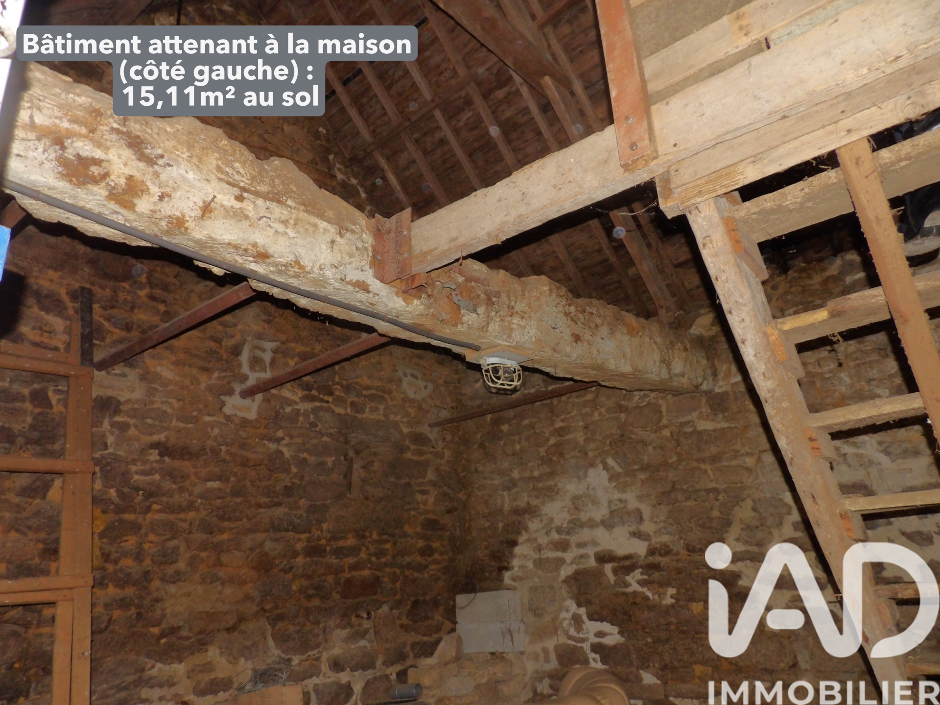 Vente maison à Bourbriac (22390) : longère 3 pièces 36 m² — 11