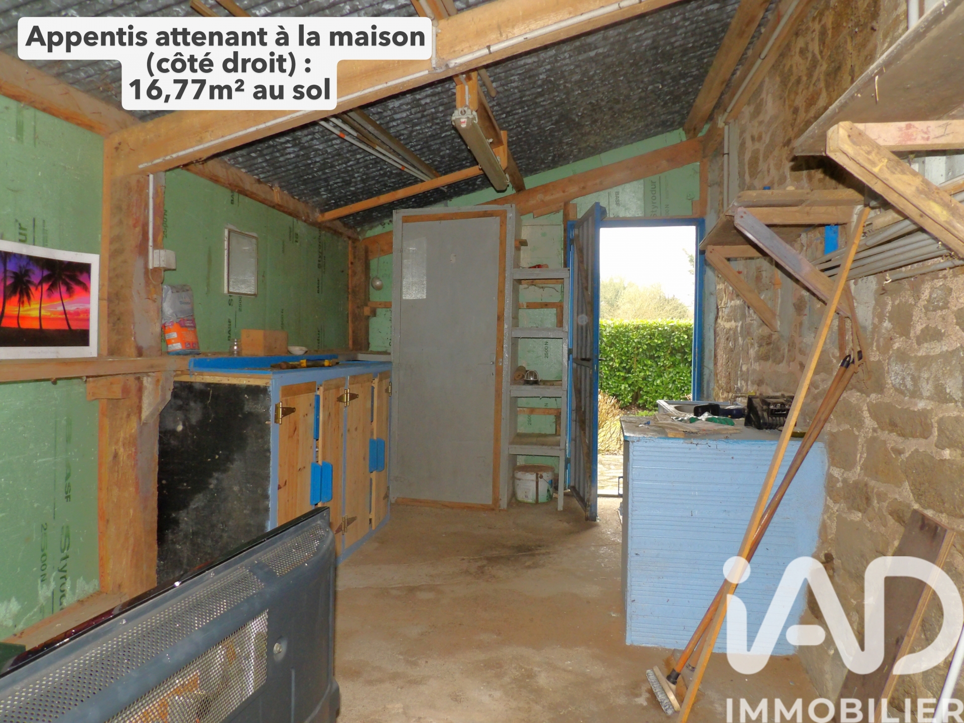 Vente maison à Bourbriac (22390) : longère 3 pièces 36 m² — 20