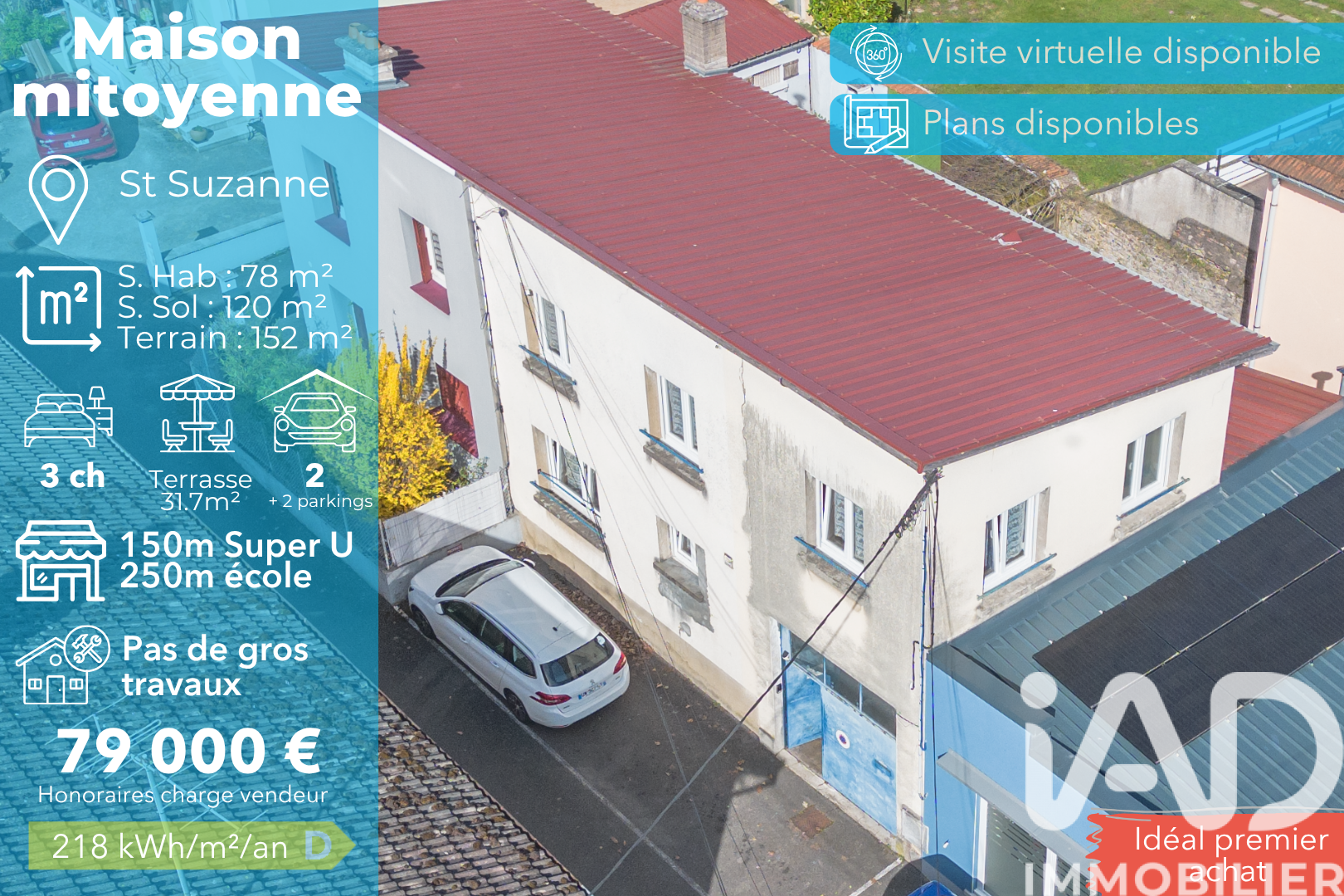 Vente maison à Sainte — 2