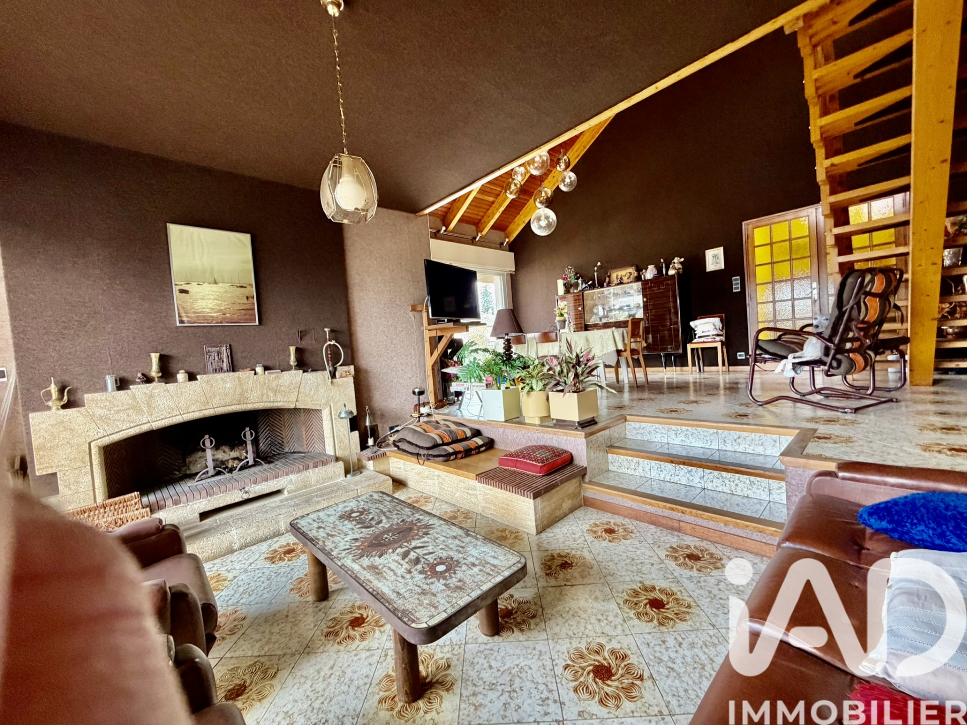 Vente maison à Rieupeyroux (12240) : maison d'architecte 7 pièces 206 m² - 2101421 — 12
