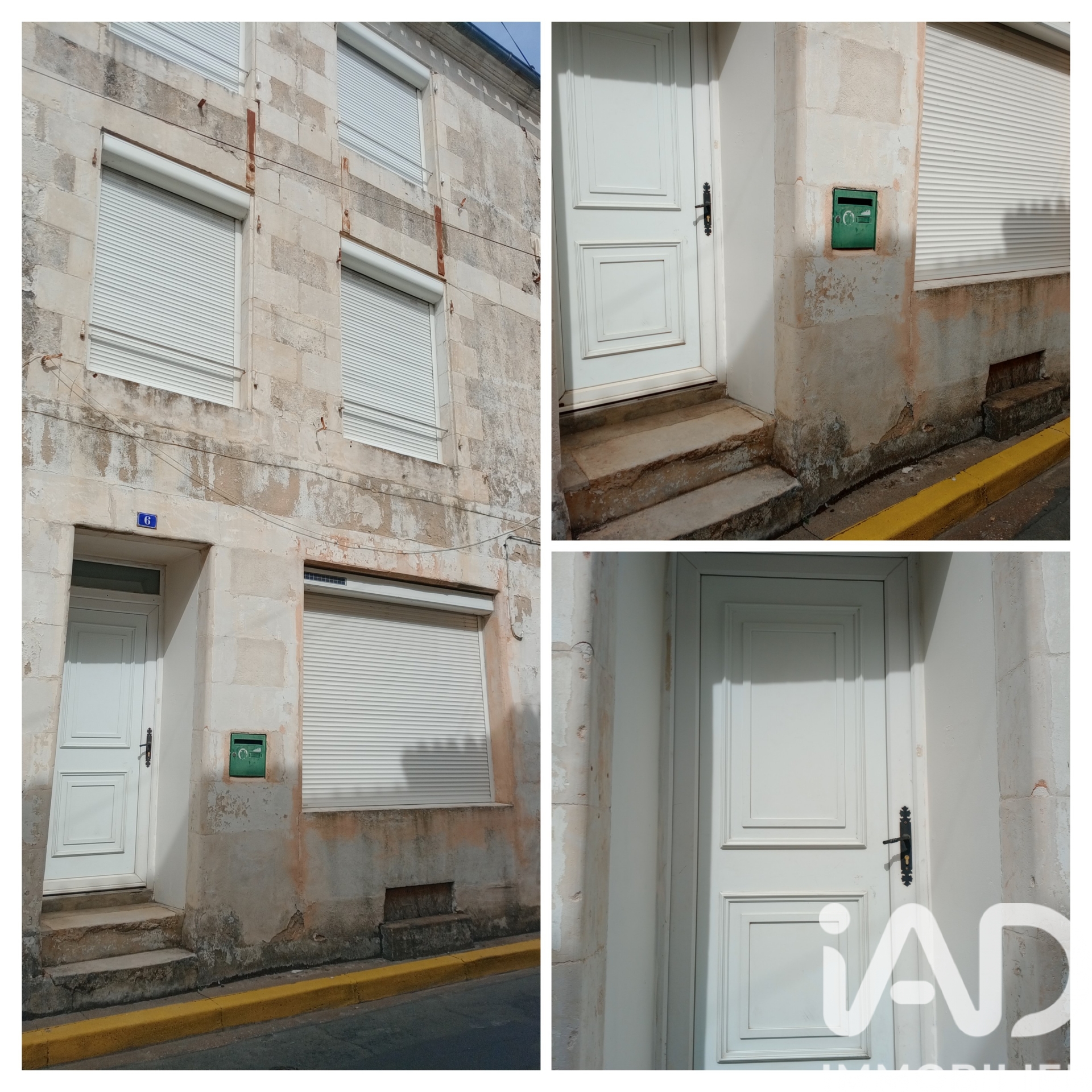 Vente maison à Civray (86400) : maison de ville 6 pièces 125 m² — 2