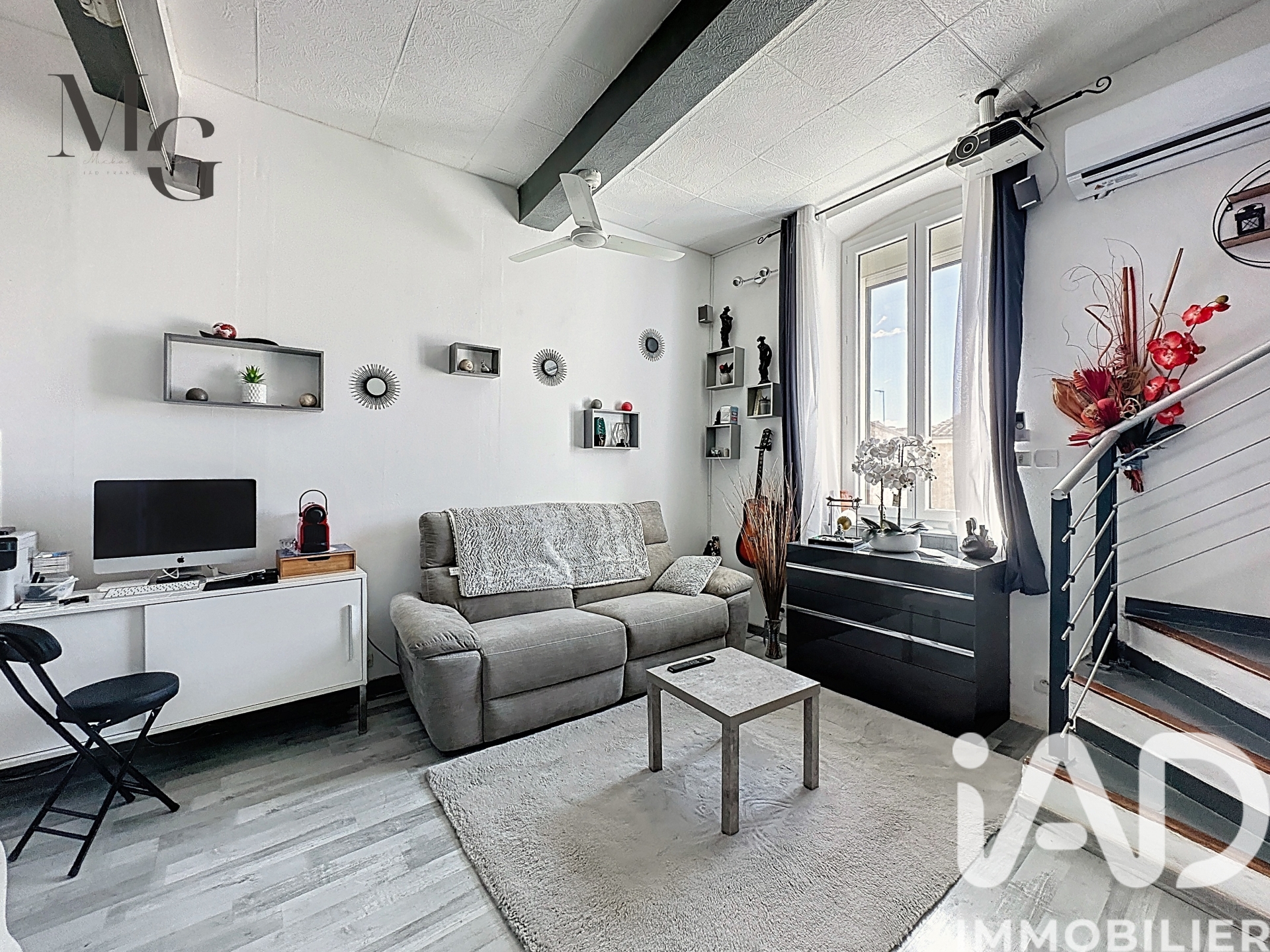 Vente maison à Pomérols (34810) : maison de village 3 pièces 75 m² — 7