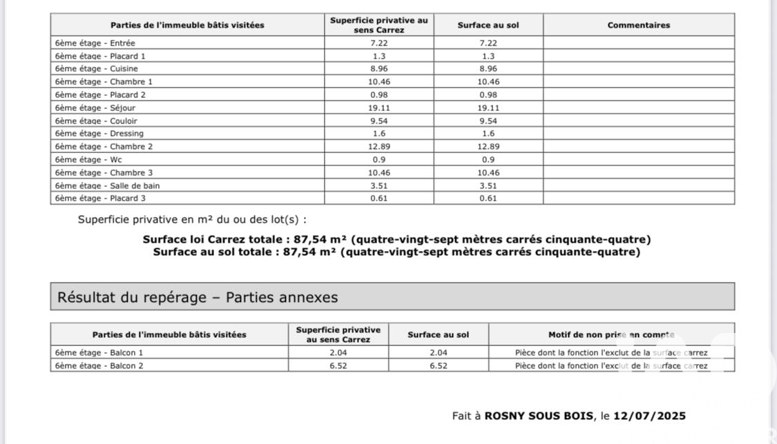 Vente appartement à Rosny-sous-Bois (93110) : appartement 4 pièces 88 m² - 1991150 — 16