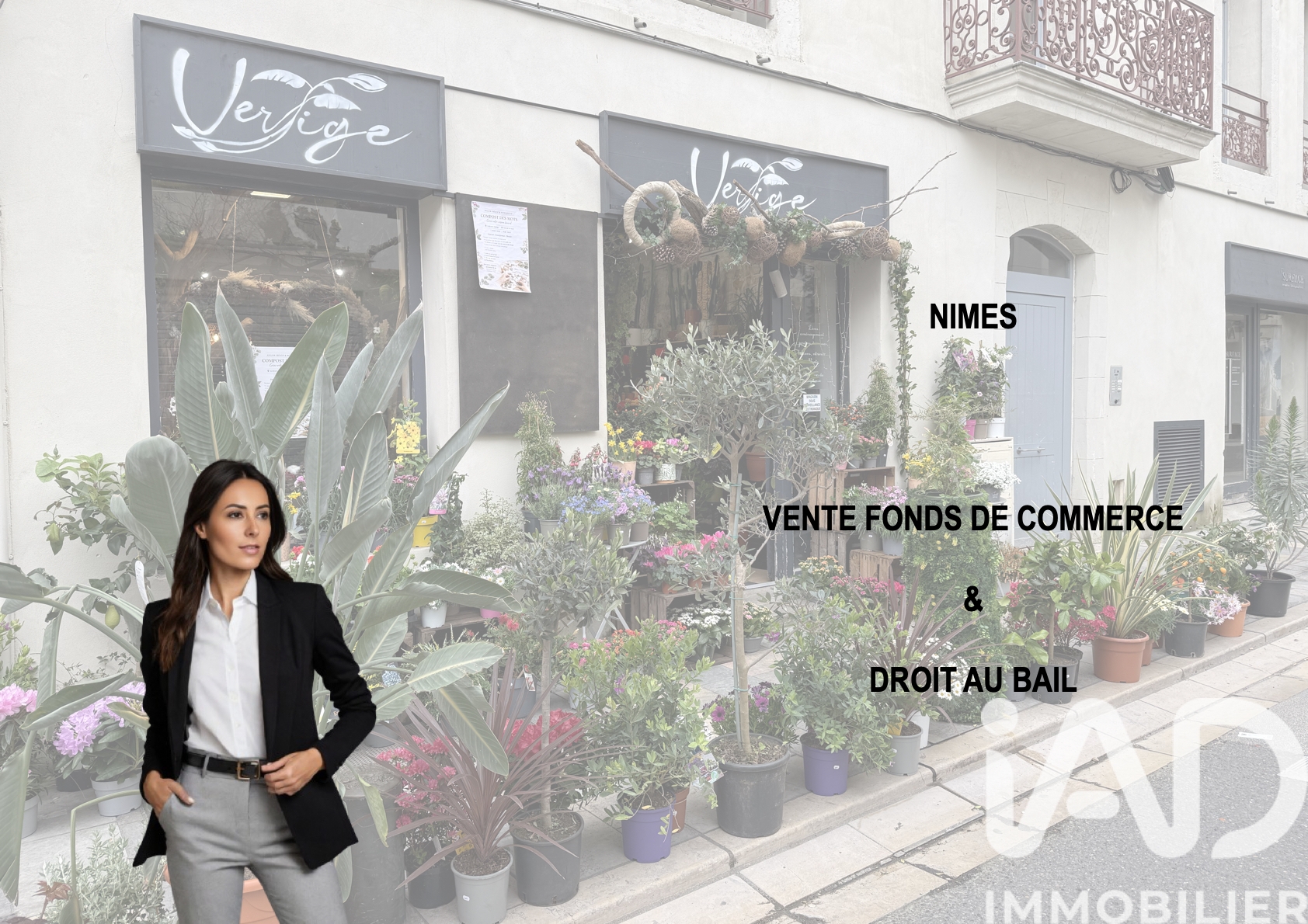 Vente Cadeaux, Fleurs 91 m&sup2;