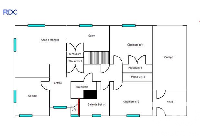 Vente maison à Le Pellerin (44640) : maison 7 pièces 152 m² — 18