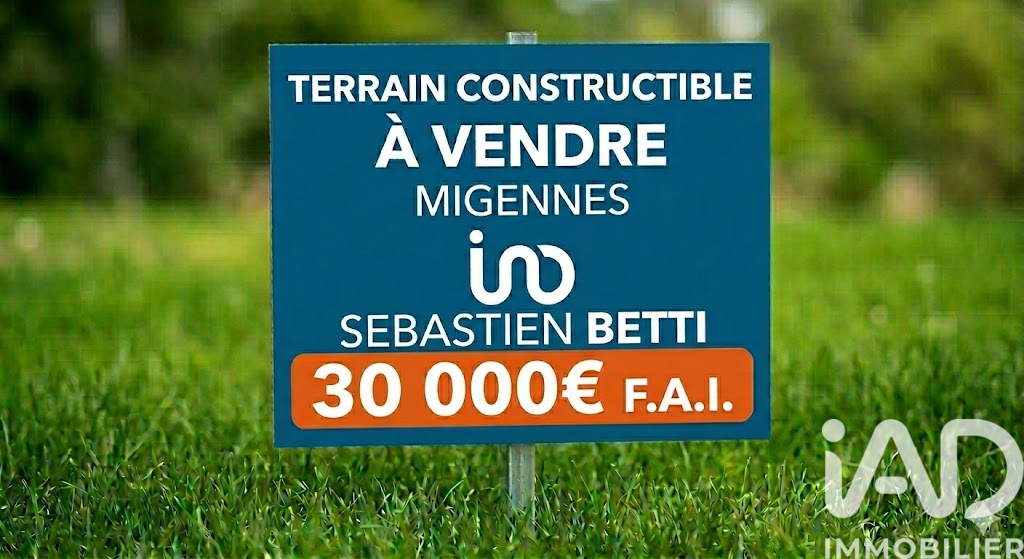 Vente Terrain à bâtir 545 m²