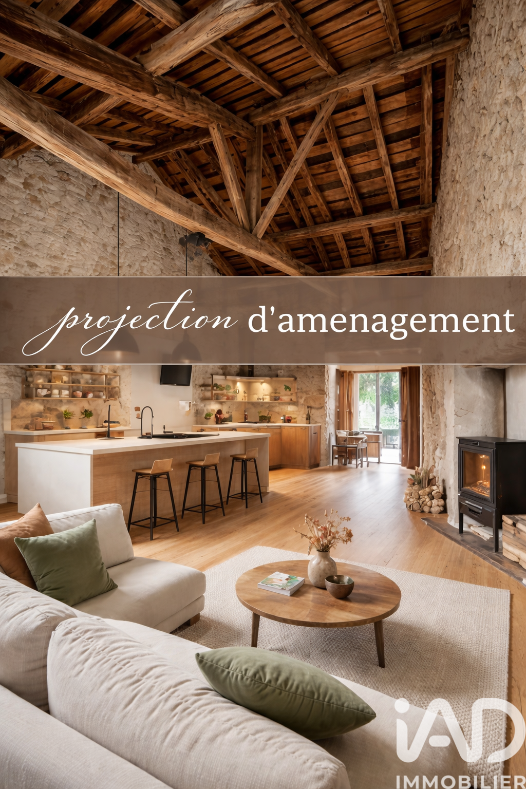 Vente maison à Pujos (31160) : maison de village 4 pièces 101 m² - 1993841 — 12