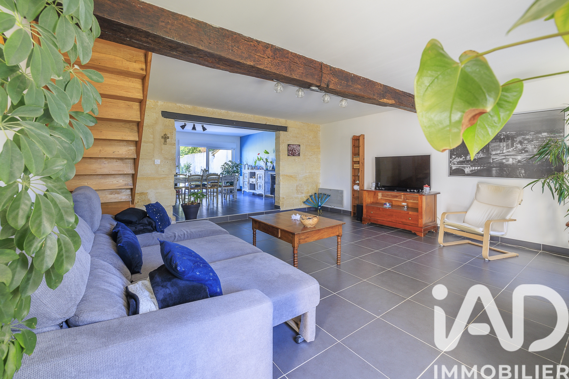 Vente maison à Saint-Denis-de-Pile (33910) : longère 5 pièces 192 m² - 1991215 — 7