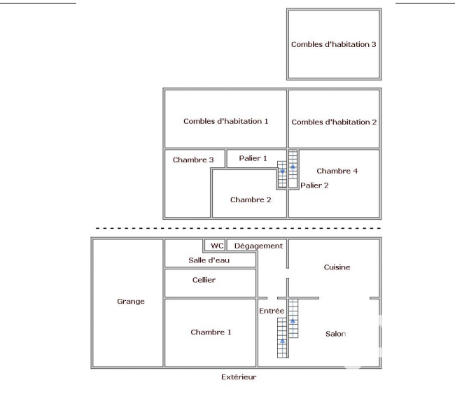 Vente maison à Saint-Denis-de-Pile (33910) : longère 5 pièces 192 m² - 1991215 — 13