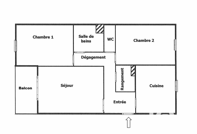 Vente appartement à Guéret (23000) : appartement 3 pièces 71 m² — 21