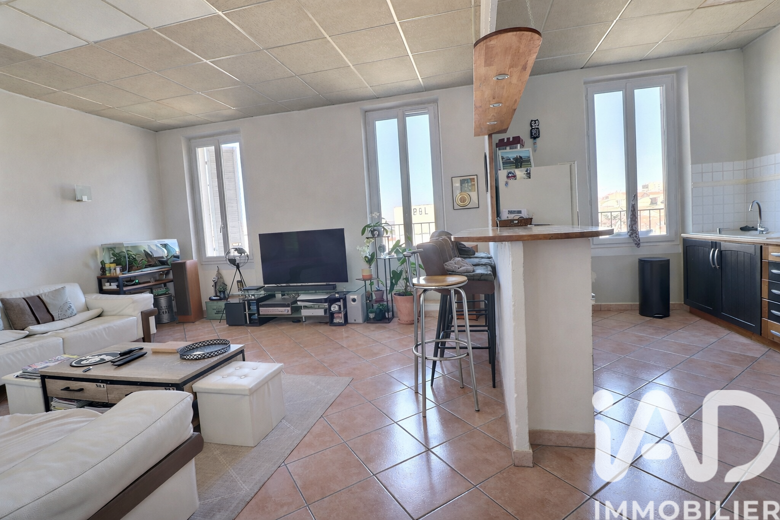 Vente appartement à Marseille (13014) : appartement 3 pièces 75 m² - 1999272 — 2