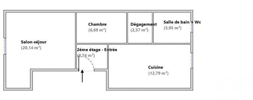 Vente appartement à Saint-Zacharie (83640) : appartement 3 pièces 50 m² - 2000697 — 13