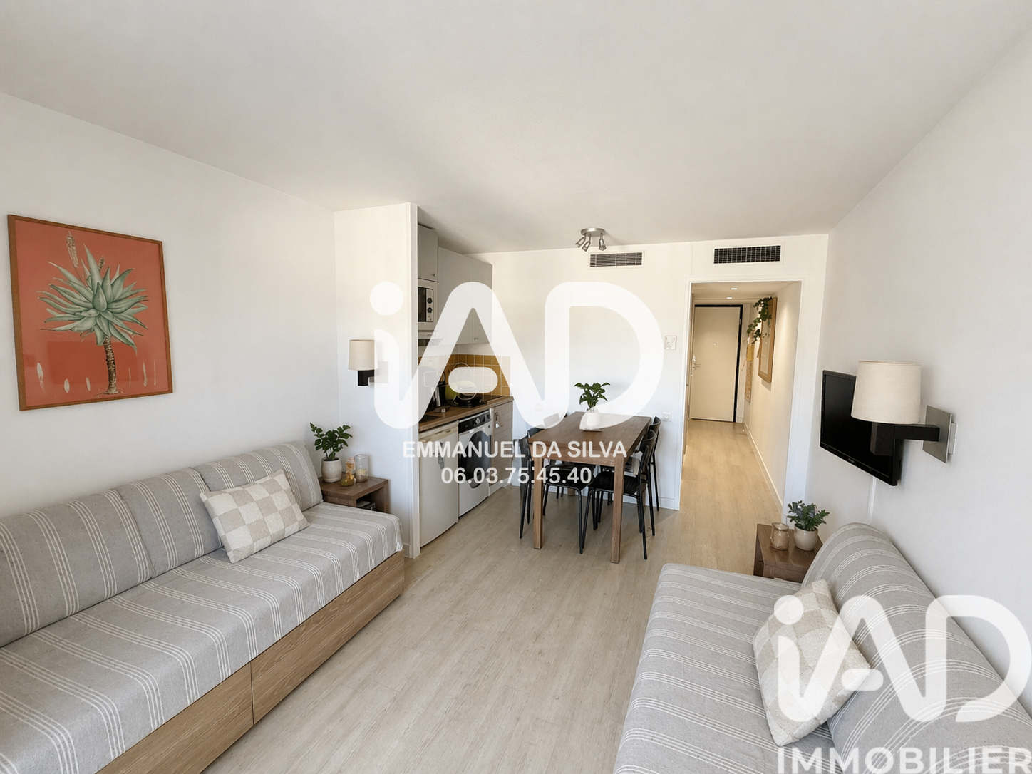 Vente appartement à Cannes (06150) : appartement 2 pièces 27 m² — 7