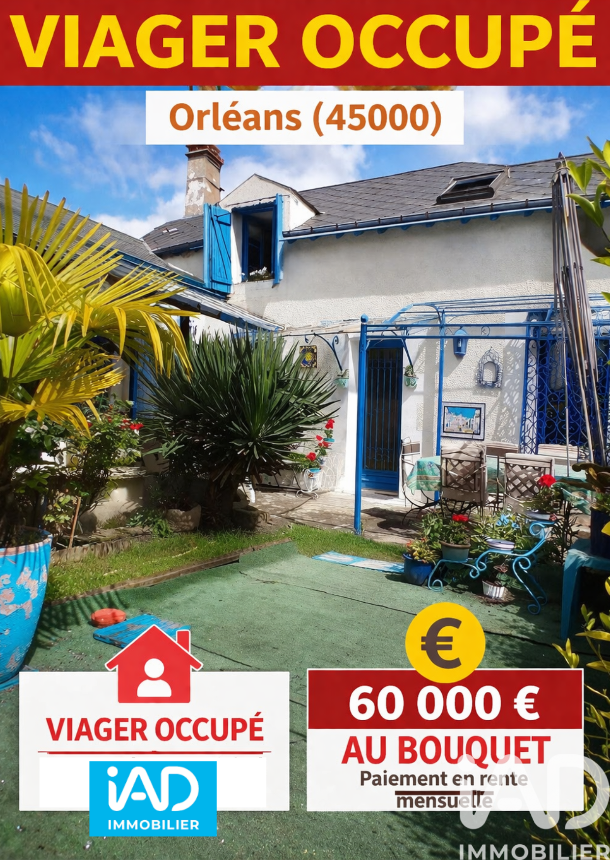 Vente Maison de ville 3 pièces