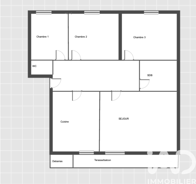 Vente appartement à Villejuif (94800) : appartement 4 pièces 73 m² - 2004608 — 7