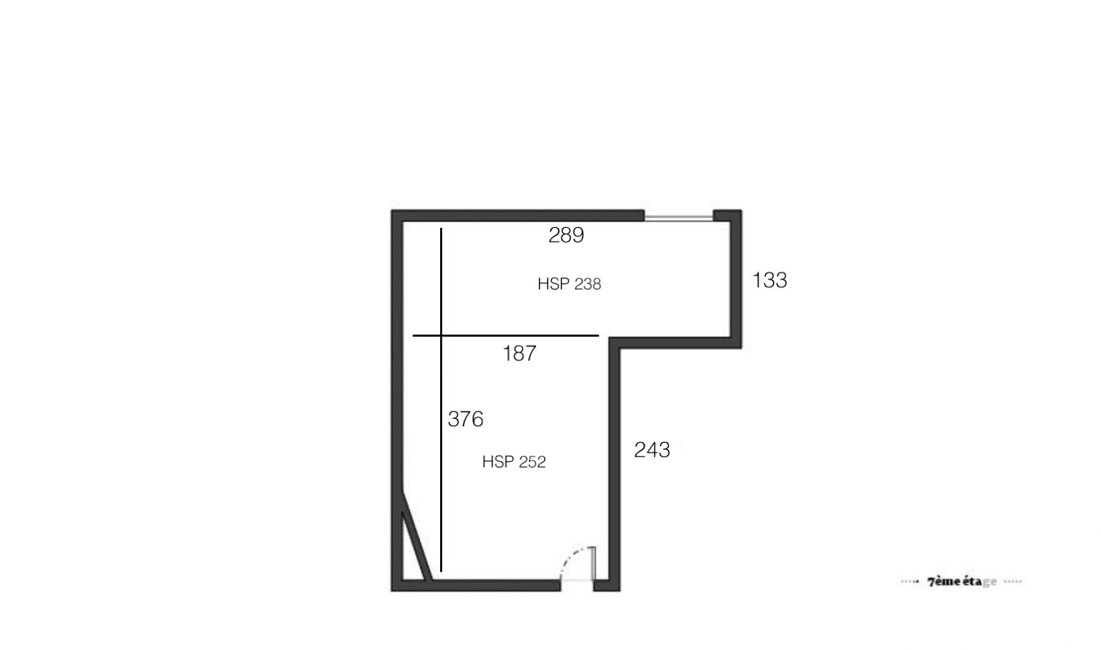 Vente appartement à Paris (75016) : appartement 1 pièce 8 m² — 7