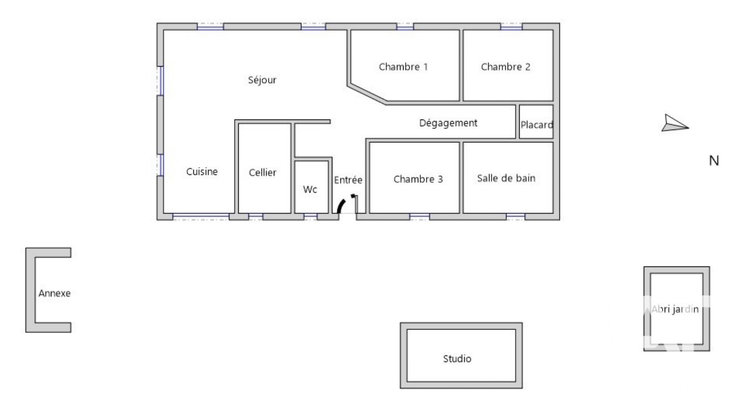 Vente maison à Montjean (16240) : maison traditionnelle 6 pièces 120 m² — 10