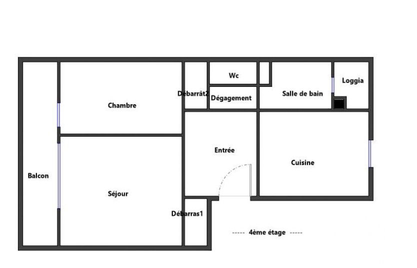 Vente appartement à Eaubonne (95600) : appartement 2 pièces 52 m² - 2007432 — 5