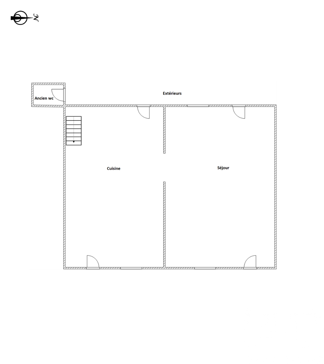 Vente maison à Courcité (53700) : maison de village 4 pièces 107 m² — 5