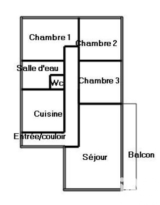 Vente appartement à Lannemezan (65300) : appartement 4 pièces 64 m² — 6