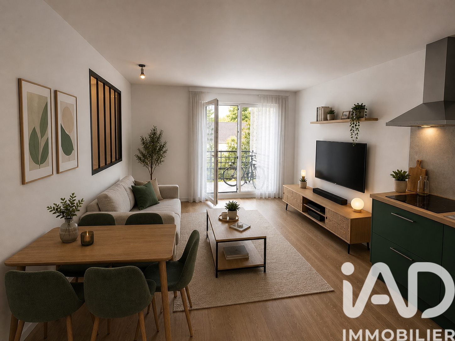 Vente appartement à Nantes (44300) : appartement 3 pièces 56 m² — 2