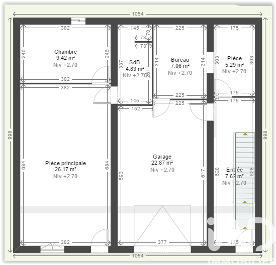 Vente maison à Bernis (30620) : maison de village 5 pièces 129 m² - 2022555 — 30