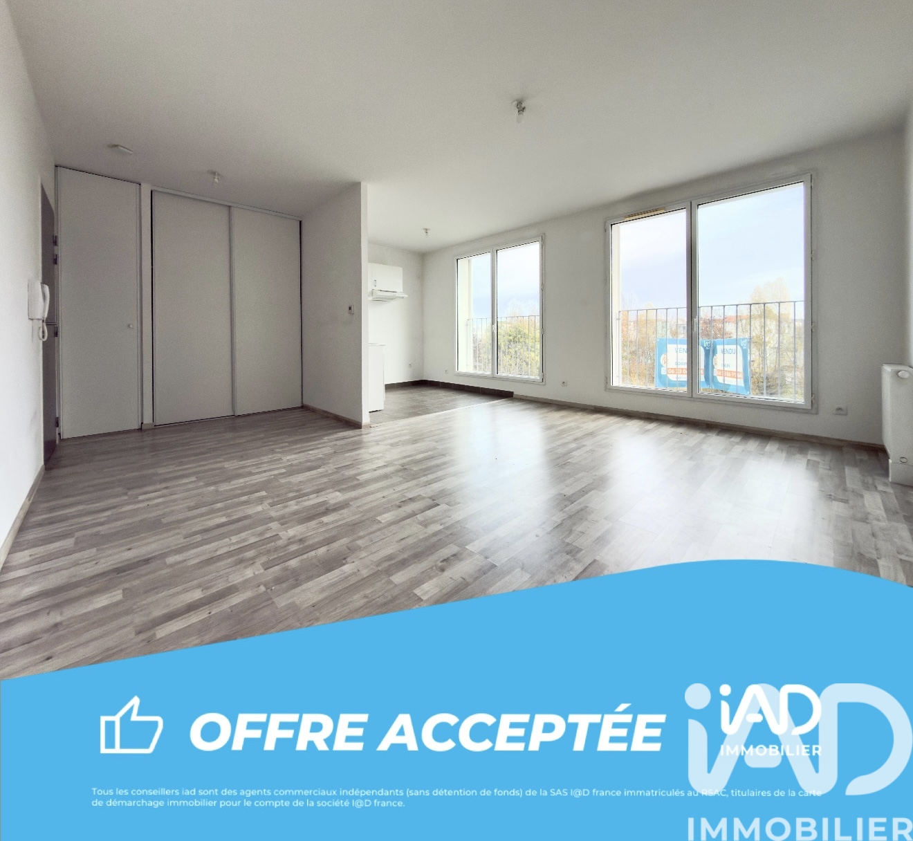 Vente appartement à Nantes (44300) : appartement 2 pièces 47 m² — 2