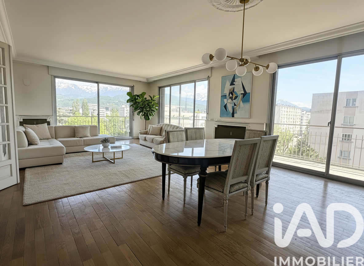 Vente appartement à Grenoble (38100) : appartement 4 pièces 122 m² - 2023801 — 2