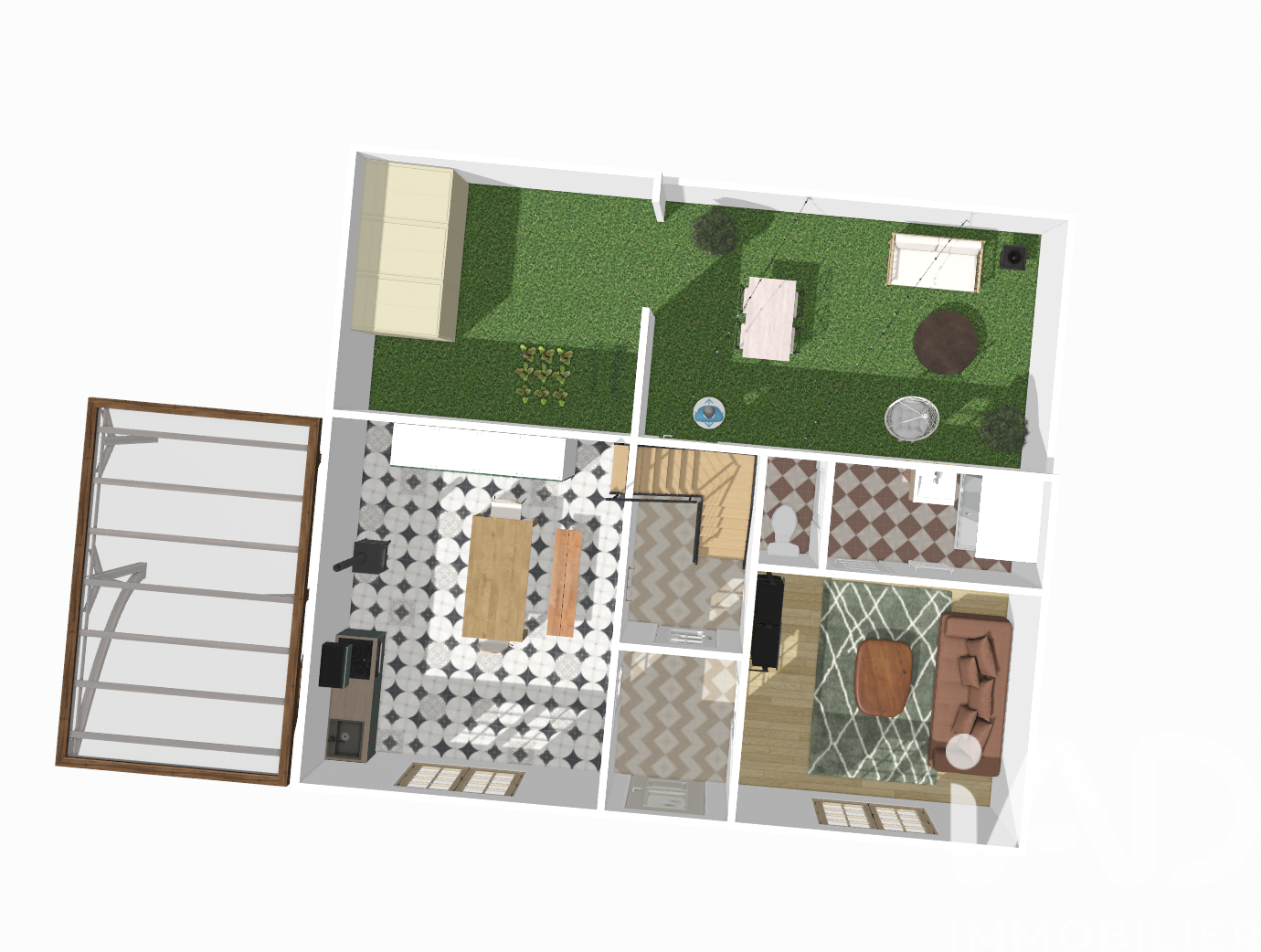 Vente maison à Évran (22630) : maison de village 4 pièces 64 m² — 15