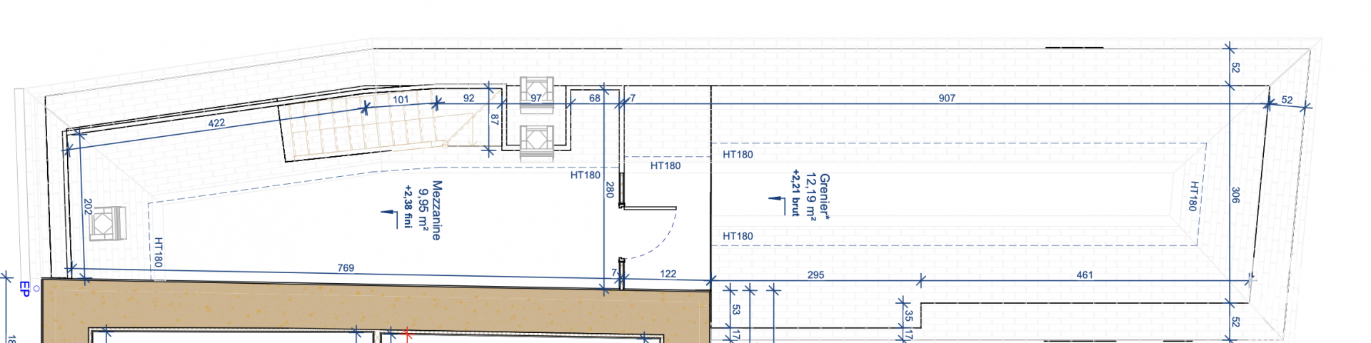 Vente maison à Betton (35830) : maison 4 pièces 60 m² - 2022350 — 16