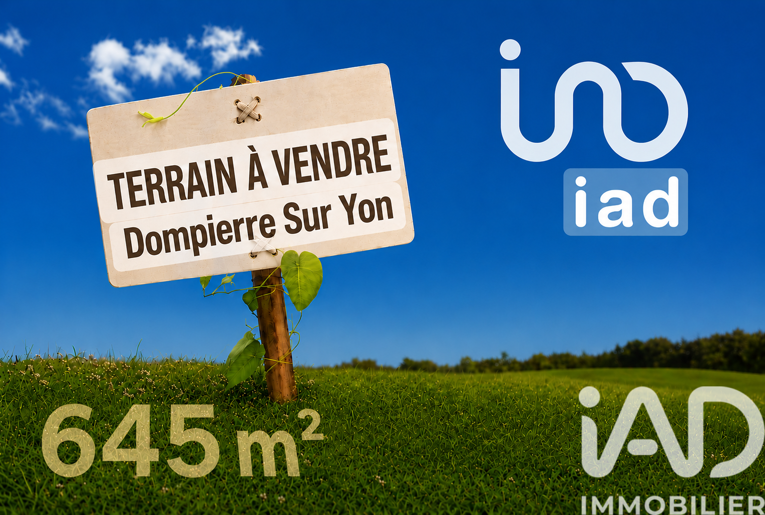 Vente Terrain à bâtir 645 m²
