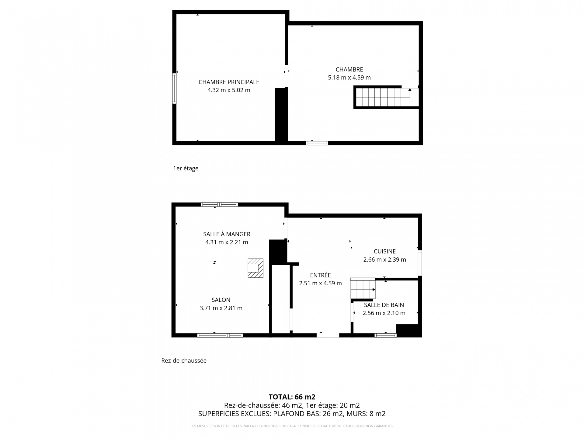 Vente maison à Flayat (23260) : maison de campagne 3 pièces 54 m² - 2025767 — 26