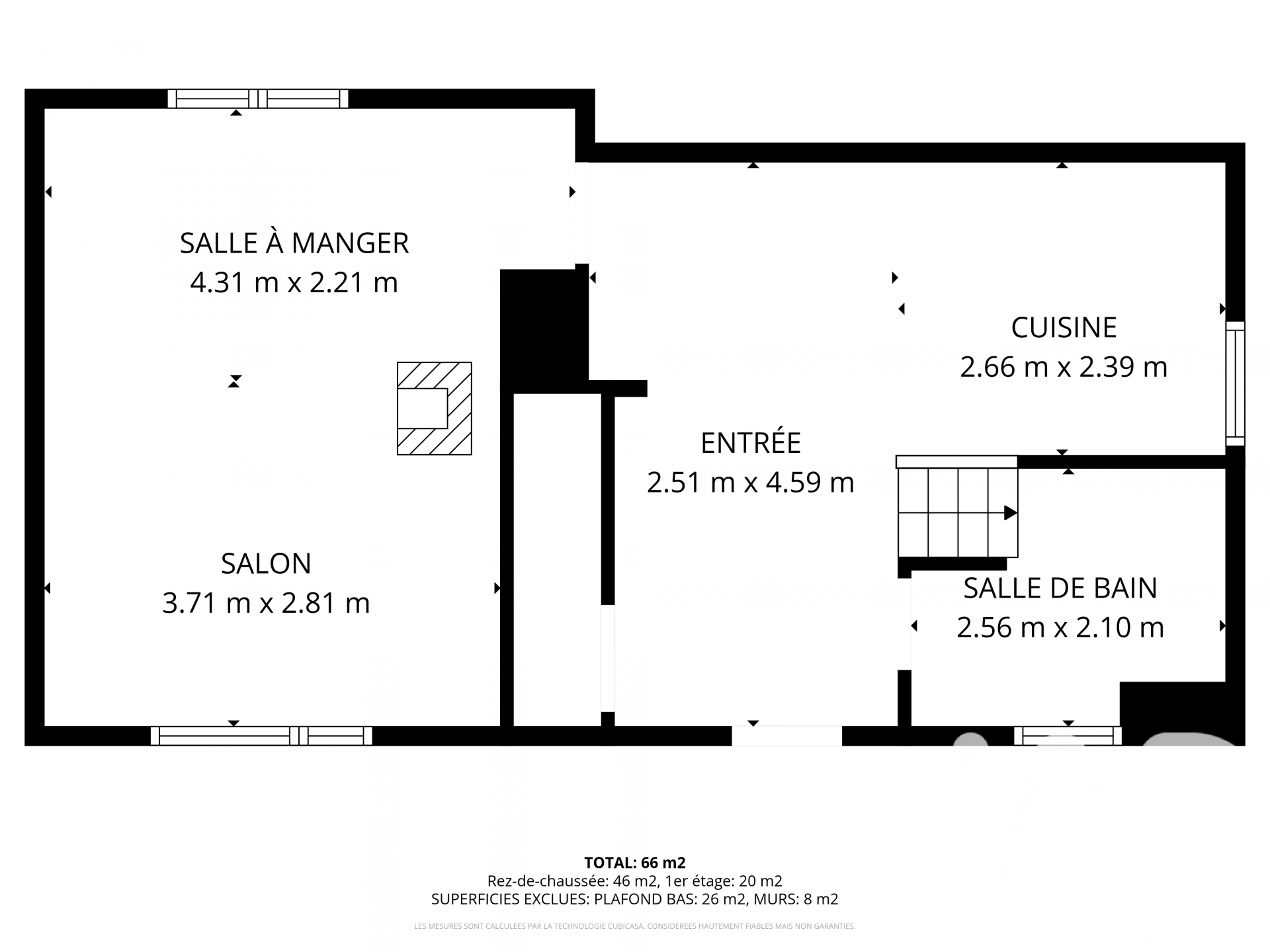 Vente maison à Flayat (23260) : maison de campagne 3 pièces 54 m² - 2025767 — 25