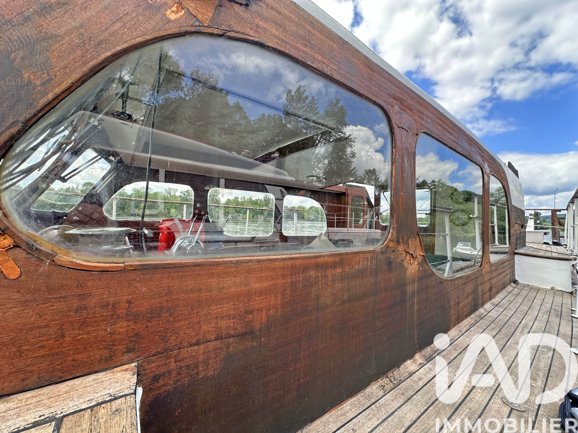 Vente maison à Verneuil-sur-Seine (78480) : péniche 3 pièces 30 m² - 2024468 — 8