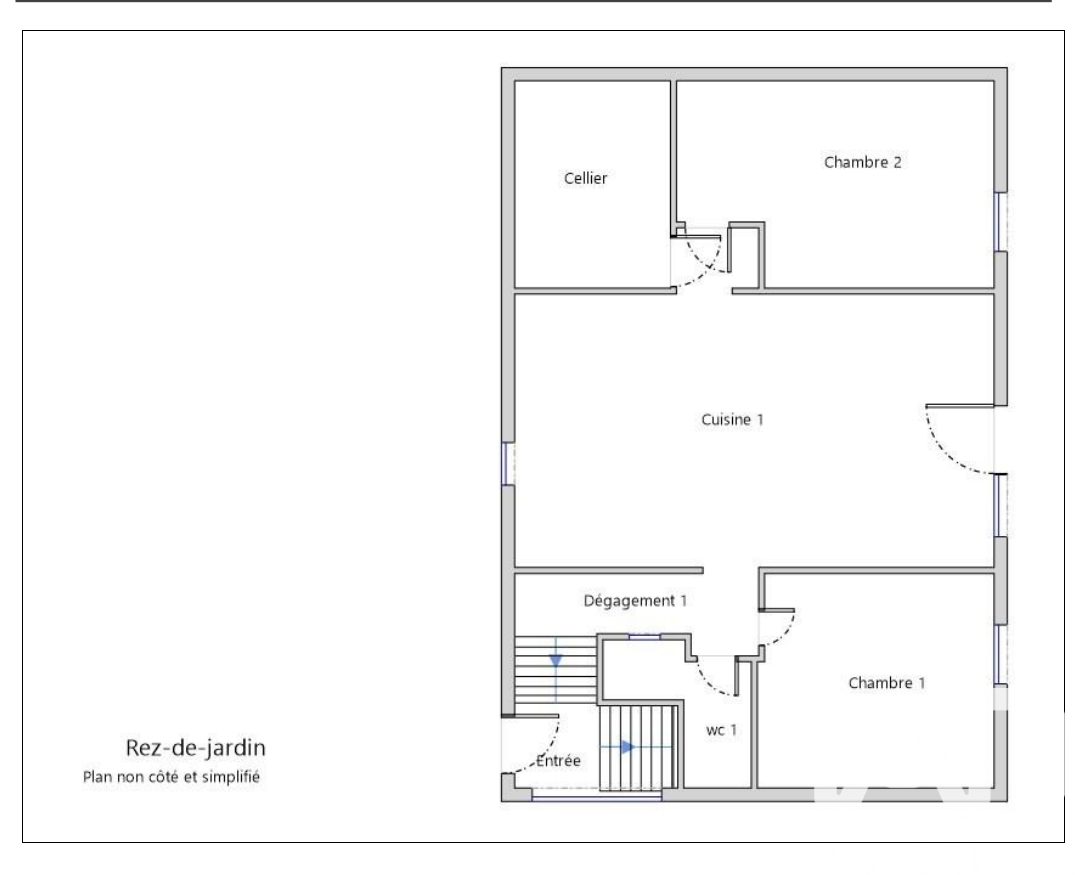 Vente maison à Auxerre (89000) : maison traditionnelle 5 pièces 109 m² - 2026894 — 23
